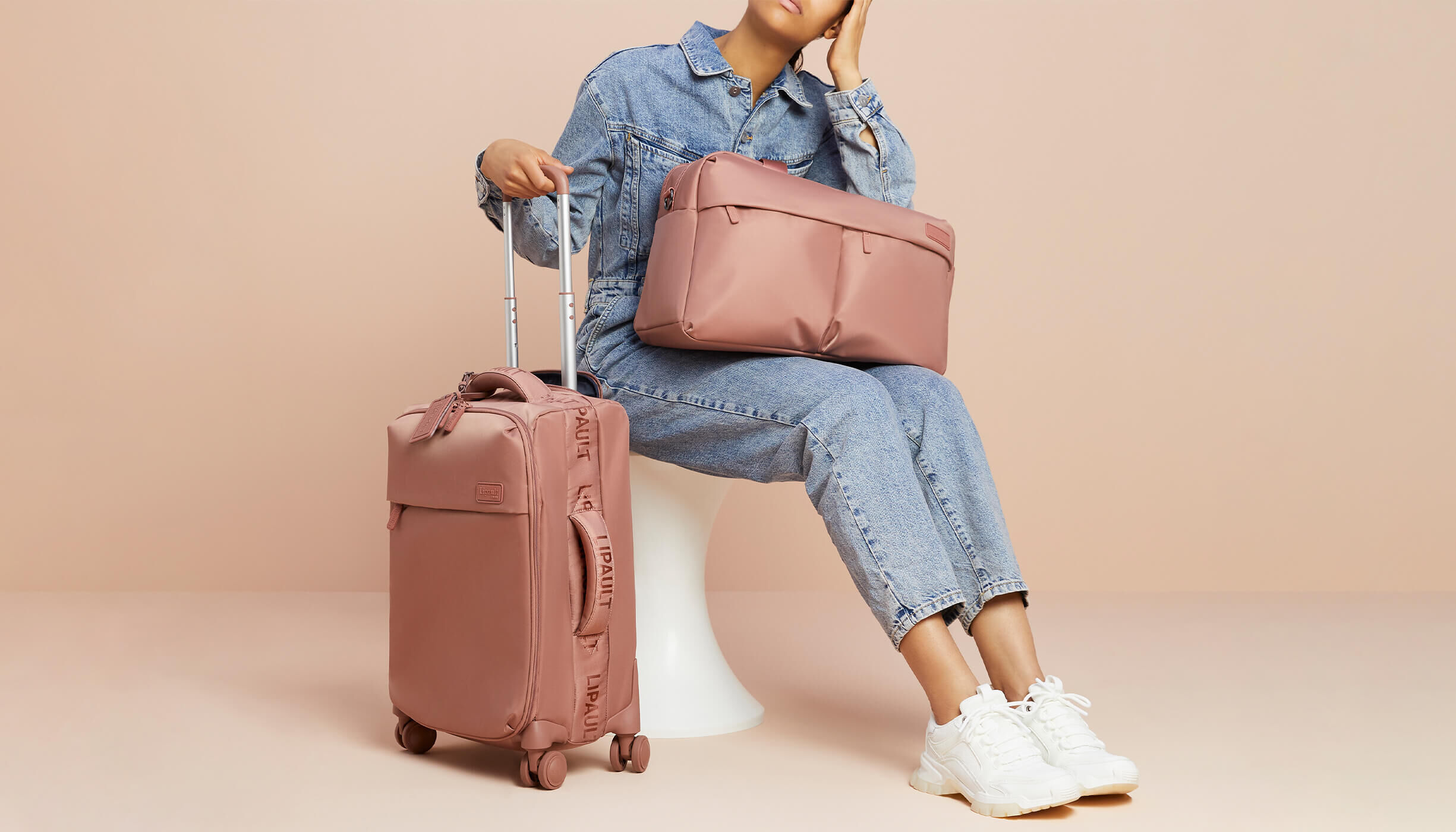 City Plume Weekender 24h Pink Lipault Deutschland