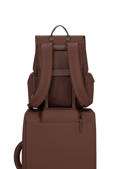 Lipault Lost In Berlin Mini Cargo Backpack  Spiced Mocha