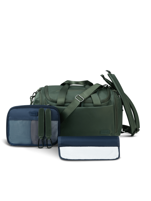 Lipault City Plume Diaper Bag  Khaki