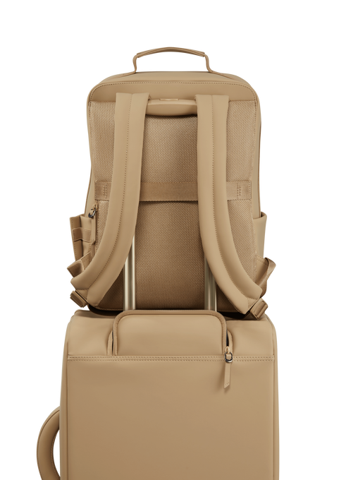 Lipault Lost In Berlin Lifetrotter Backpack  Sandstone