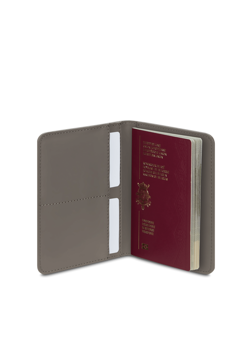Lipault Lost In Berlin Passport cover  Ash Stone