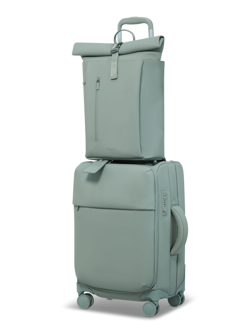 Lipault Lost In Berlin Rolltop Backpack 2.0  Yoga Green