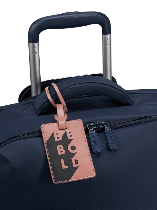 Lipault Lipault Travel Accessories Luggage Tag Be Bold  Rosewood Lipault Lipault Travel Accessories Luggage Tag Be Bold  Rosewood