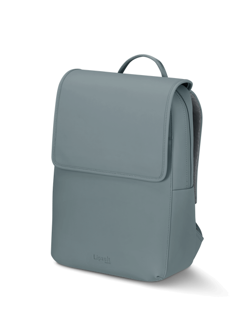 Lipault Lost In Berlin Square Backpack 2.0  Cement Storm