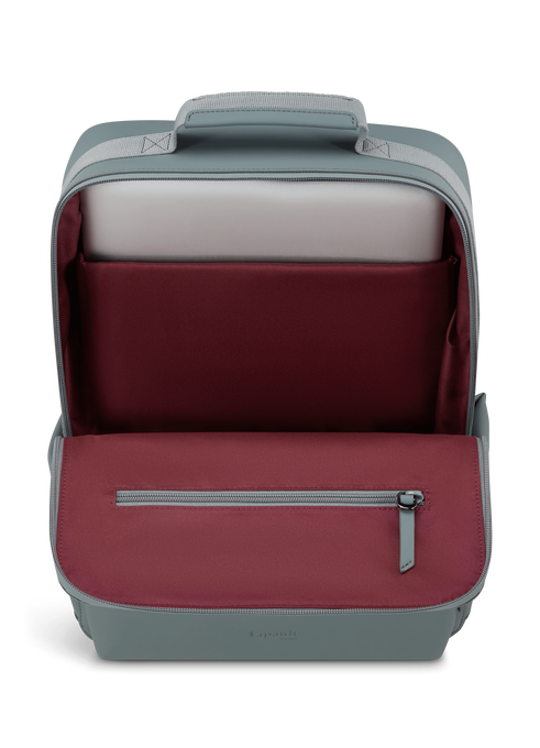 Lipault Lost In Berlin Lifetrotter Backpack  Cement Storm