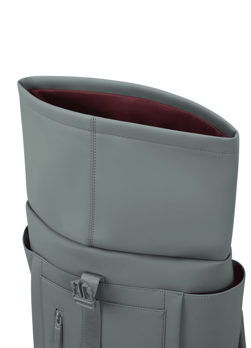 Lipault Lost In Berlin Rolltop Backpack  Cement Storm