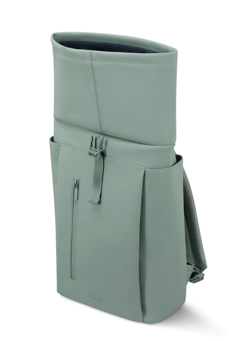 Lipault Lost In Berlin Rolltop Backpack 2.0  Yoga Green