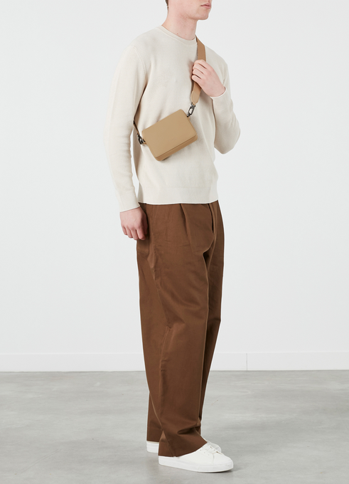 Lipault Lost In Berlin Crossbody Bag - The Box  Sandstone Lipault Lost In Berlin Crossbody Bag - The Box  Sandstone