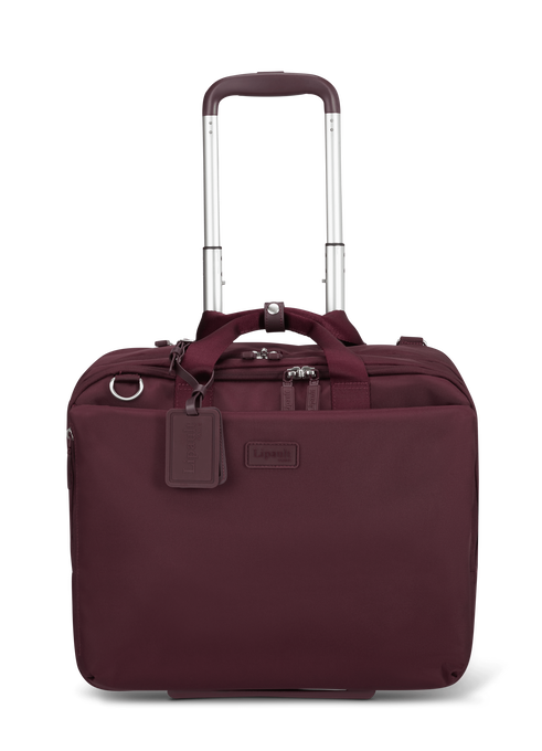 Lipault 4BIZ Rolling Laptop Bag Bordeaux