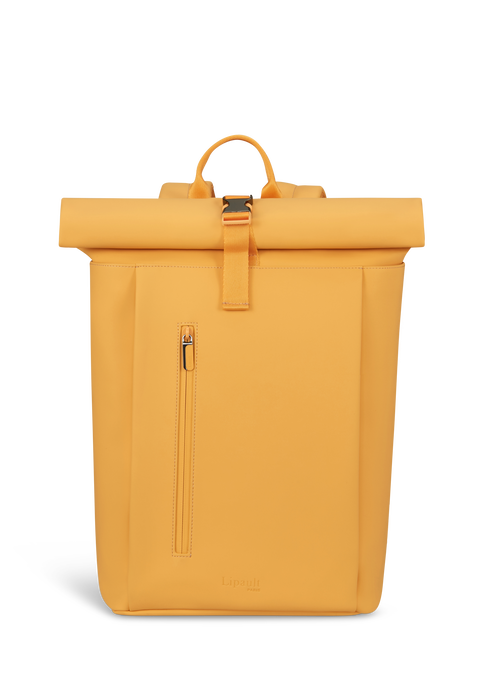 Lipault Lost In Berlin Rolltop Backpack 2.0  Mango Burst