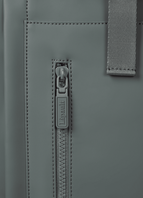 Lipault Lost In Berlin Rolltop Backpack  Cement Storm